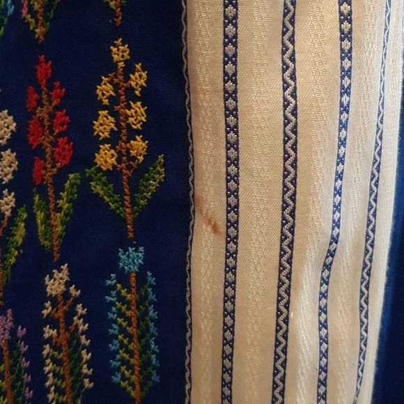 SOLD SOLD SOLD Blue Palestinian thobe - lightweight - Picture 4 of 5